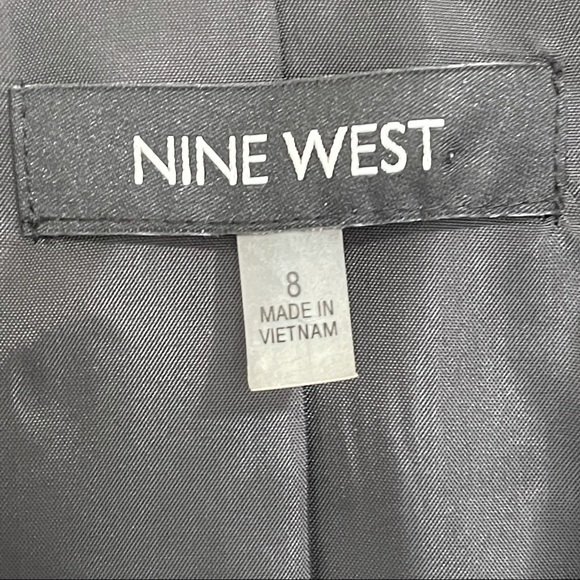 Nine West Plaid Blazer Classic Career Office Business Pockets Like New Size 8 - Picture 2 of 12